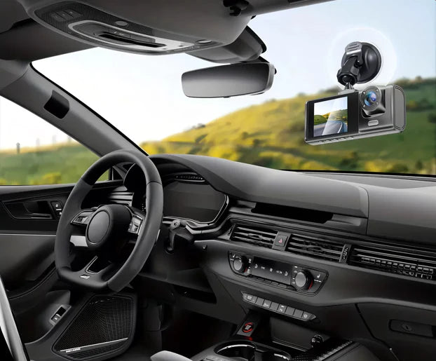 🚘📸DASHCAM 360° ULTRA|TRIPLE CÁMARA|FULL HD 1080P|VISIÓN NOCTURNA🔥🎥